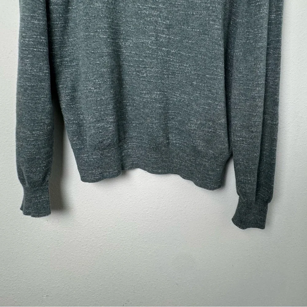 J. Crew Rugged Cotton Sweater STYLE #AR547 Green Size‎ Large